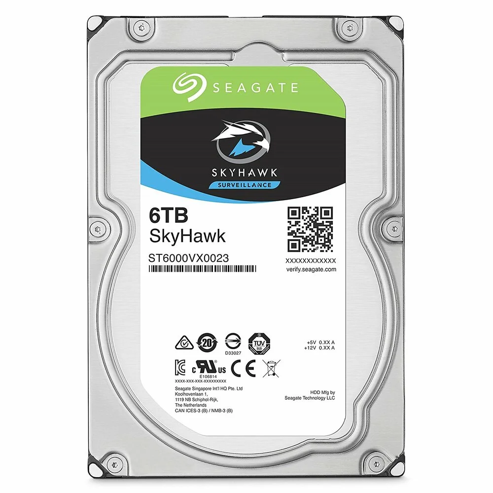 Seagate Жесткий диск 6 ТБ Seagate SkyHawk ST6000VX0023