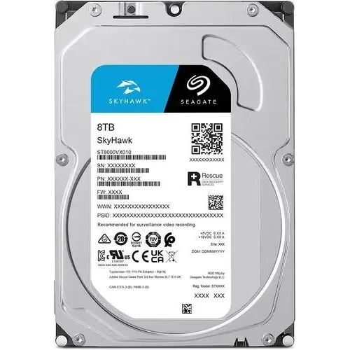 Жесткий диск 8 ТБ Seagate SkyHawk ST8000VX010