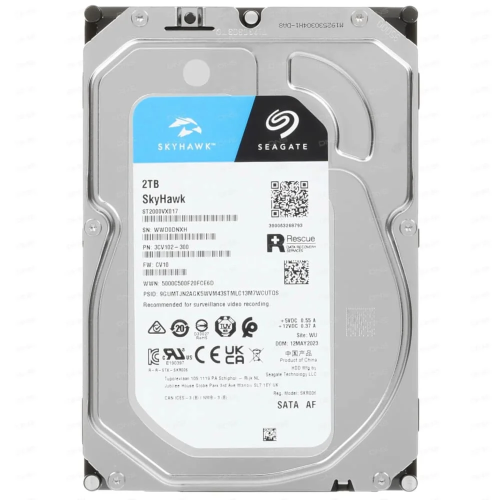 Изображение Жесткий диск 2 ТБ Seagate SkyHawk ST2000VX017