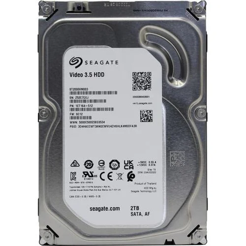 Изображение Жесткий диск 2 ТБ Seagate Video ST2000VM003